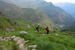In basso l'Alpe Pian di Via , in fondo a dx Campello Monti